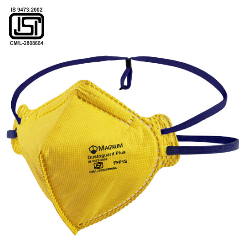 Reusable dust mask for woodworking by Dustoguard Series providing durable protection and comfort in industrial workshop environments. dustoguard